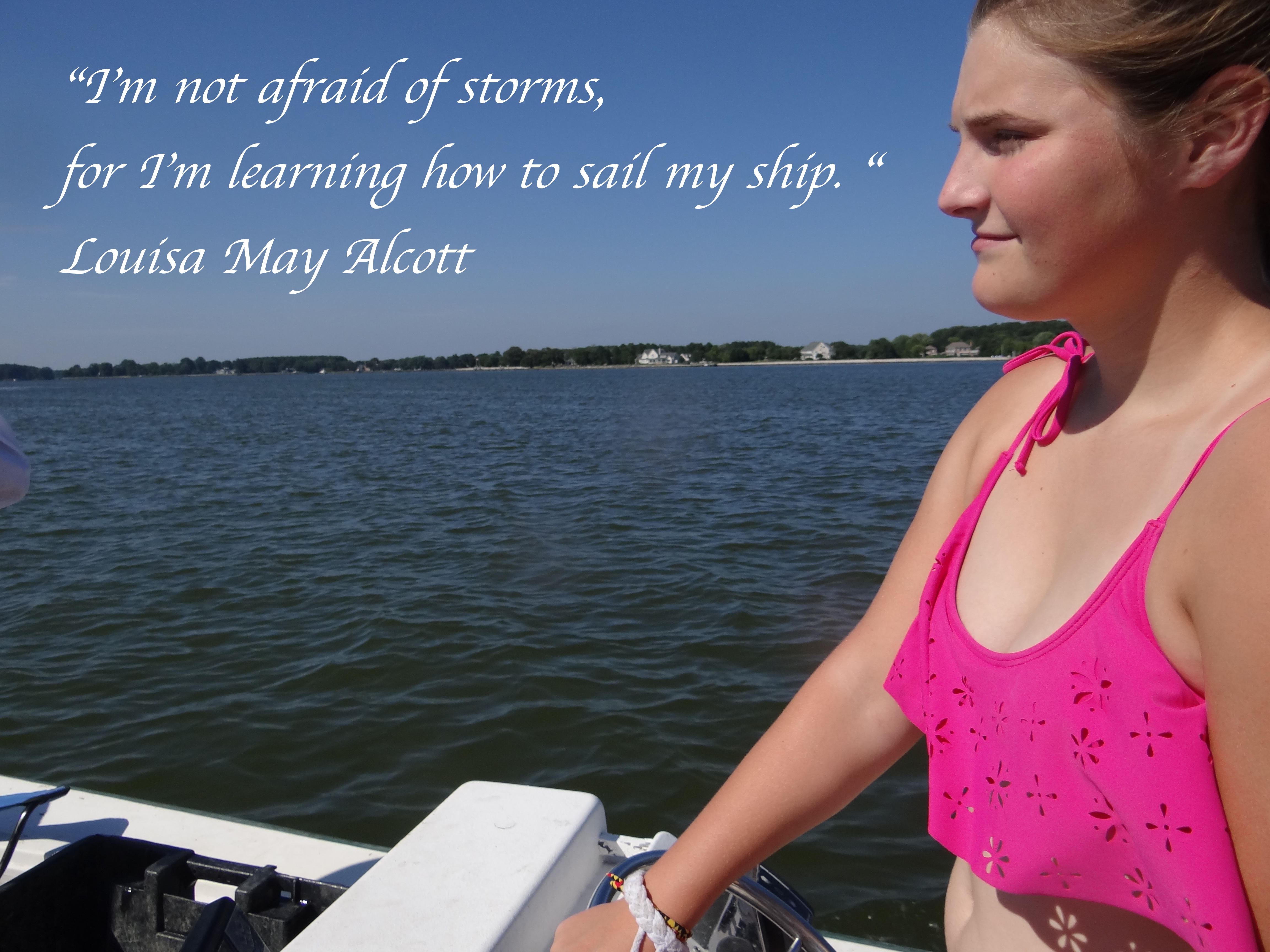 Morgan steering her ship.jpg