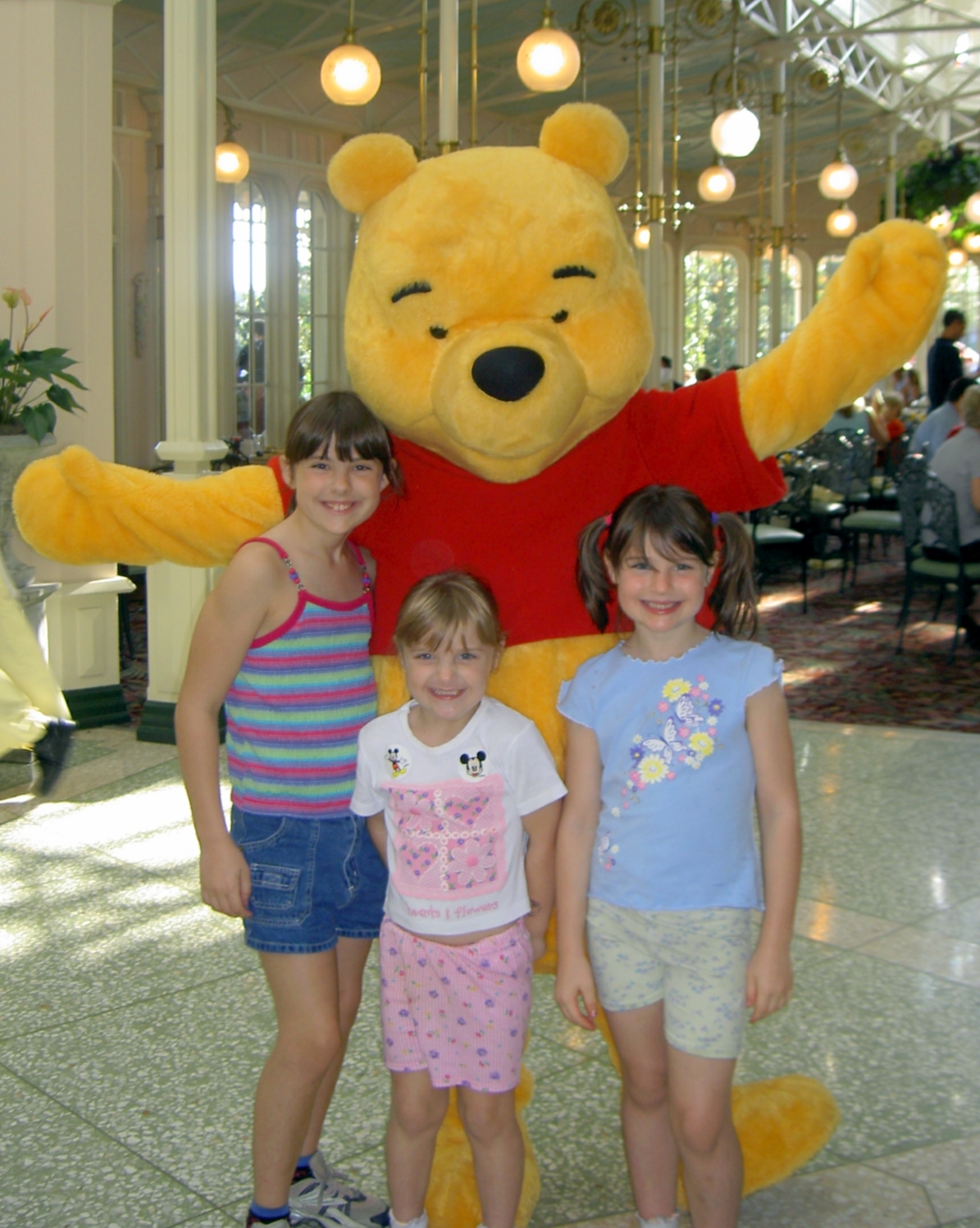 Pooh breakfast Pooh and girls