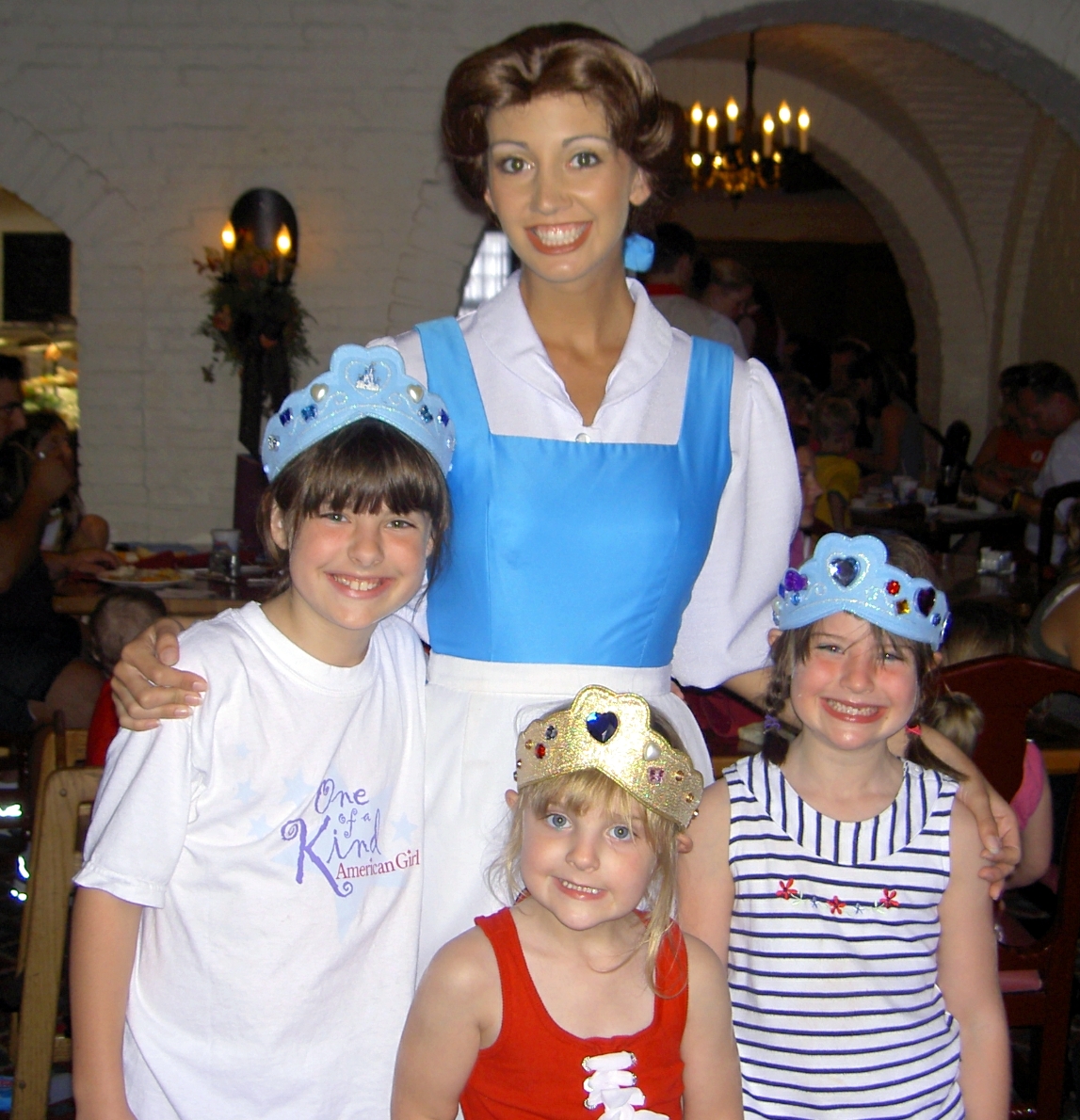 Princess Belle and girls