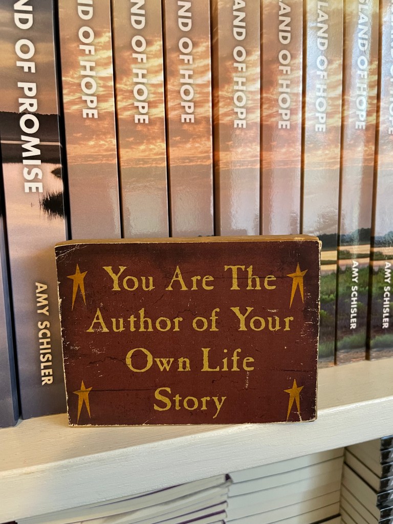 You are the author of your own life story.
