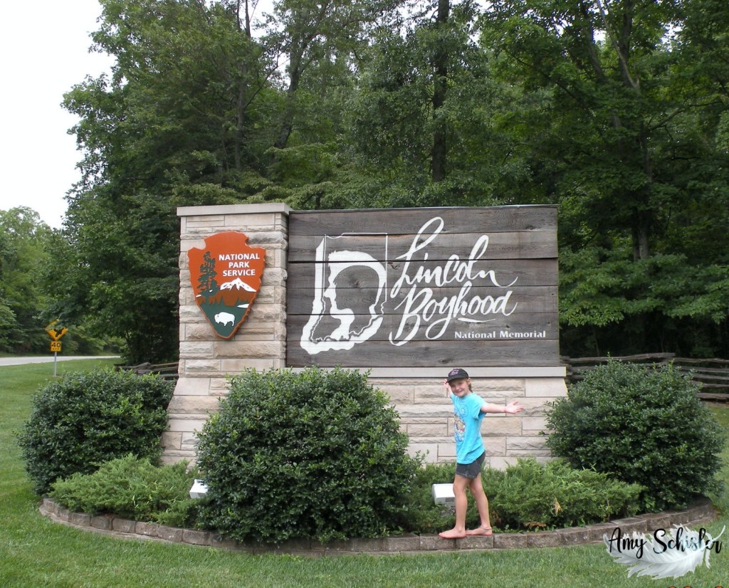 Morgan at Lincolns Boyhood Home
