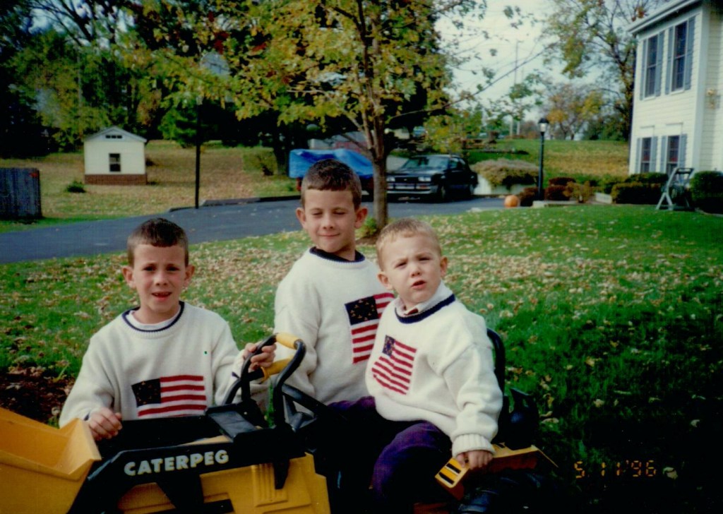 Anthony and his brothers