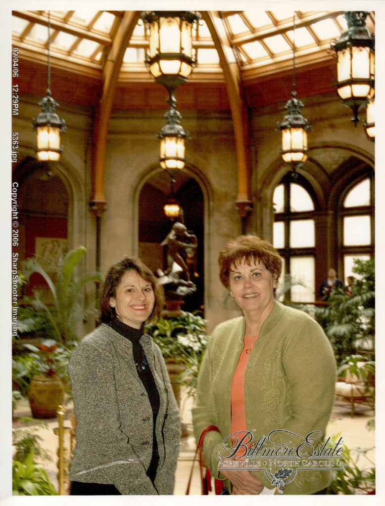 Amy and Mom at the Biltmore