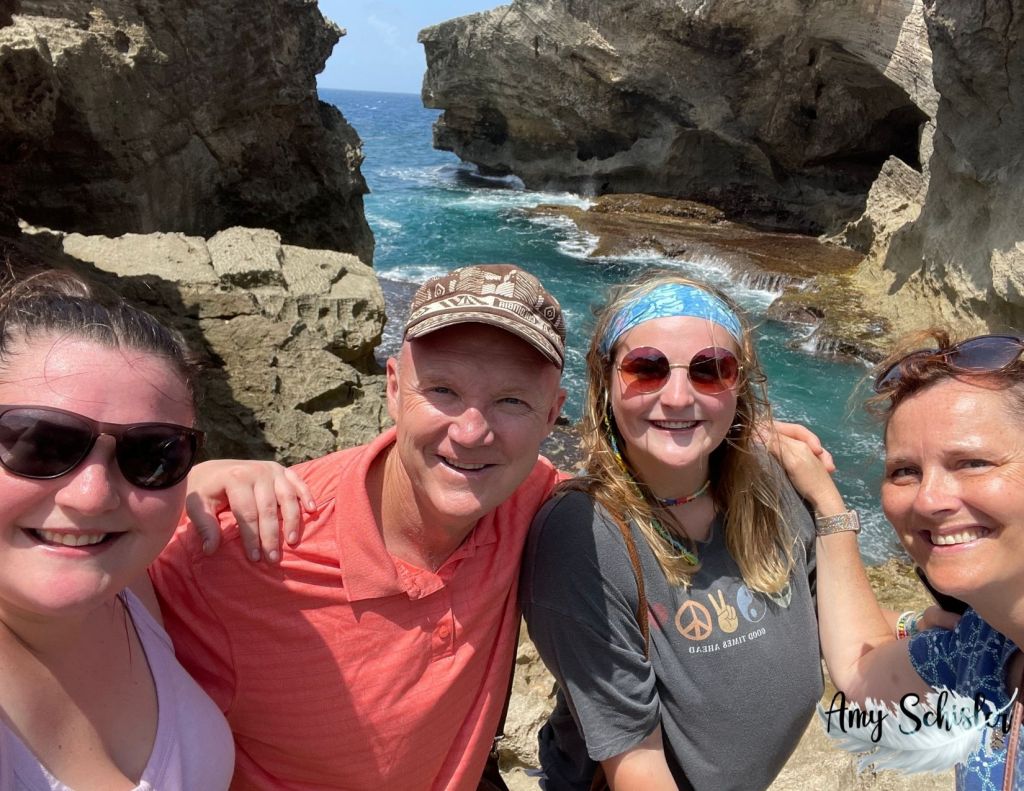 Our family at Cueva de Indio