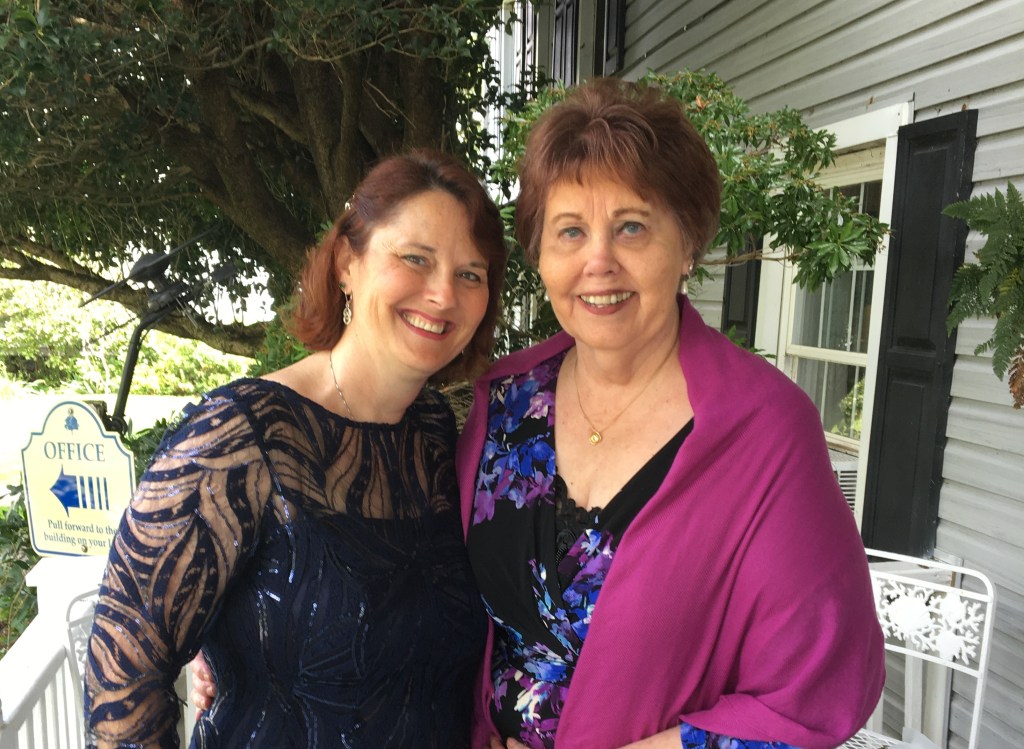 Amy and Mom at Rebecca's Wedding